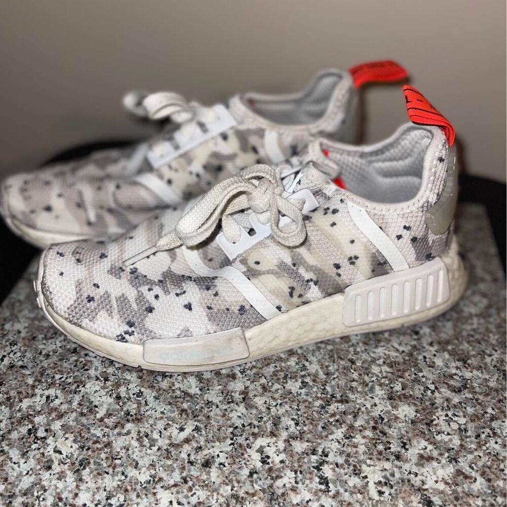 Adidas Ultra Boost NMD Japan La Marque Aux 3 Men's US Size 6 White Camo Dots - Picture 1 of 5